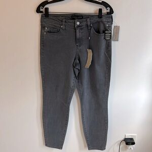 Liverpool for Nic+ Zoe Nic Ankle Skinny Gray Jeans